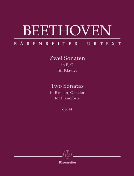 Zwei Sonaten in E, G fur Klavier Op.14