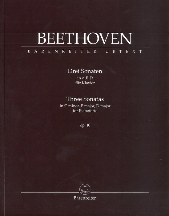 Drei Sonaten in c, F, D Op.10