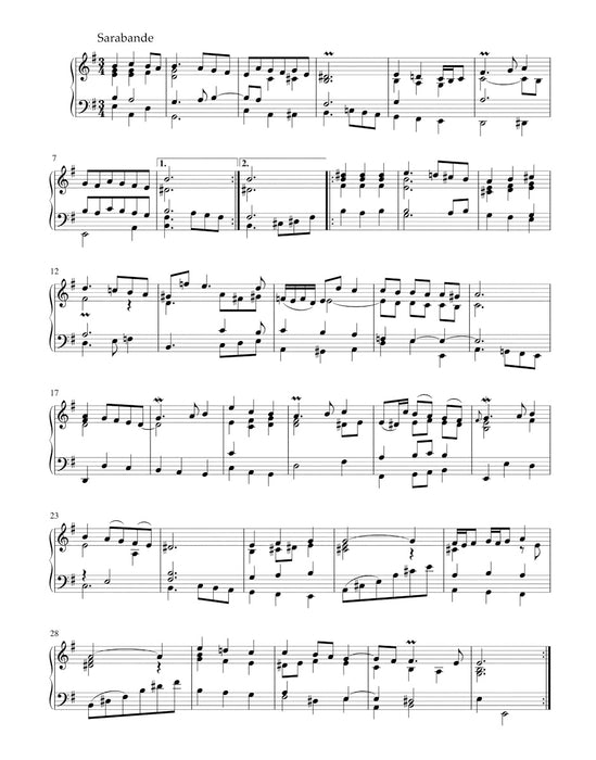 Suites, Partitas, Sonatas transcribed for Harpsichord