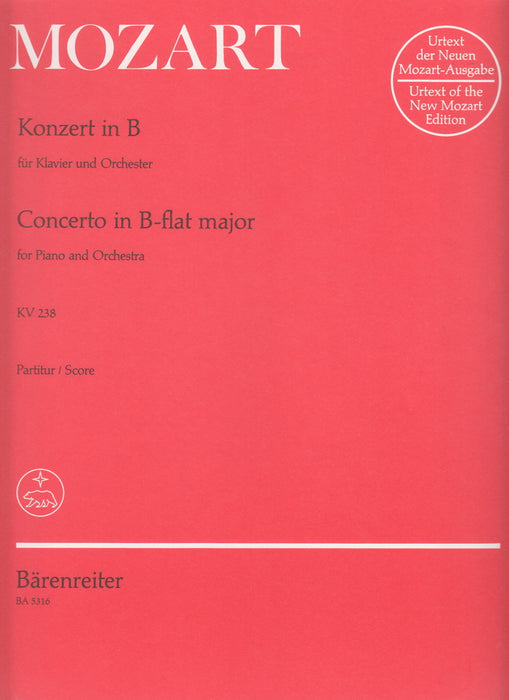Konzert Nr.6 in B, KV238(Full Score)