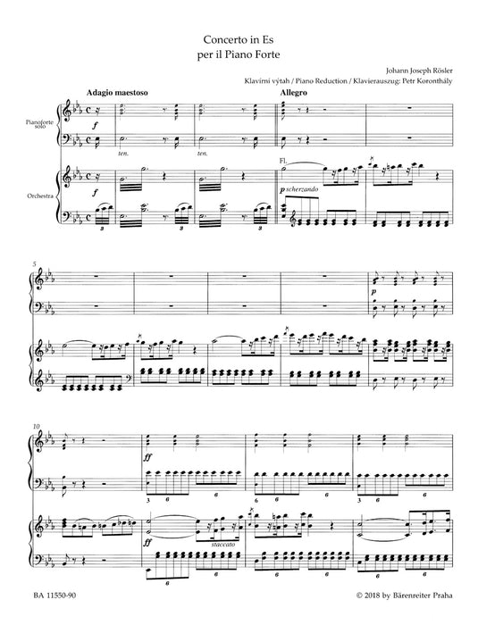 Concerto for Pianoforte and Orchestra no.2 E-flat major(PD)