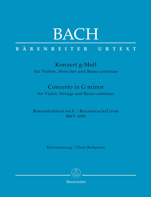 Konzert for Violin in g moll BWV1056