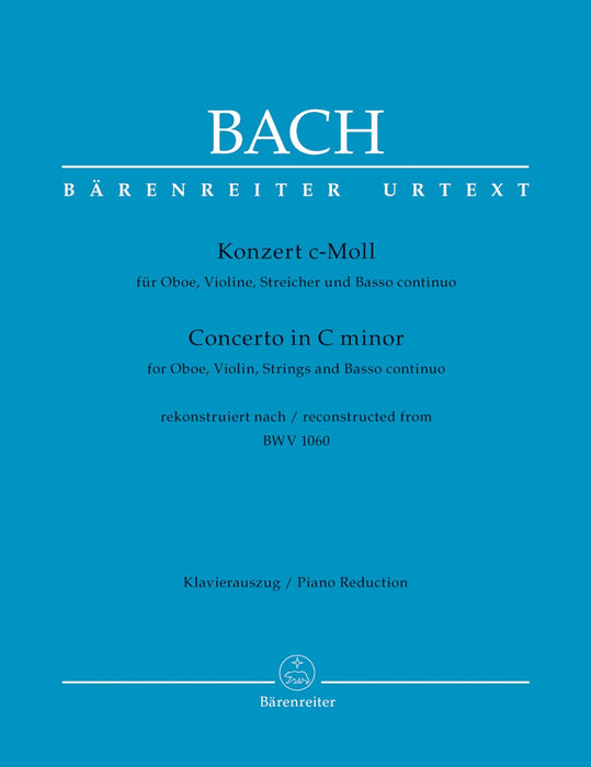 Konzert for Oboe,Violin,Strings c moll BWV1060