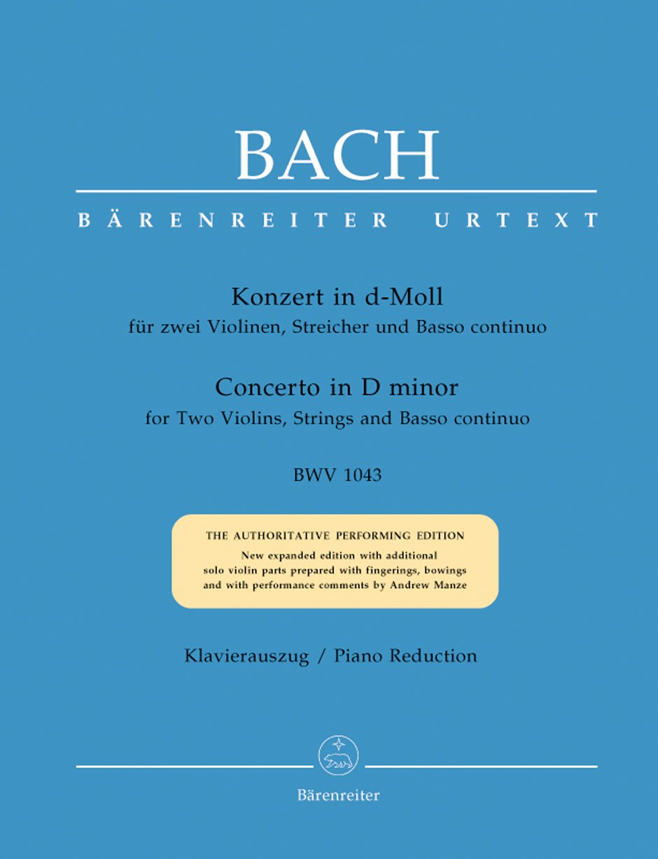 Concerto for two Violins d moll BWV1043 - 2台のヴァイオリンのための協奏曲 BWV1043 - J.S.バッハ  — 楽譜専門店 Crescendo alle