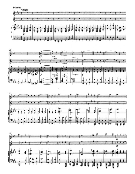 Trio for Violin, Horn (Viola or Violoncello) and Piano Op.40
