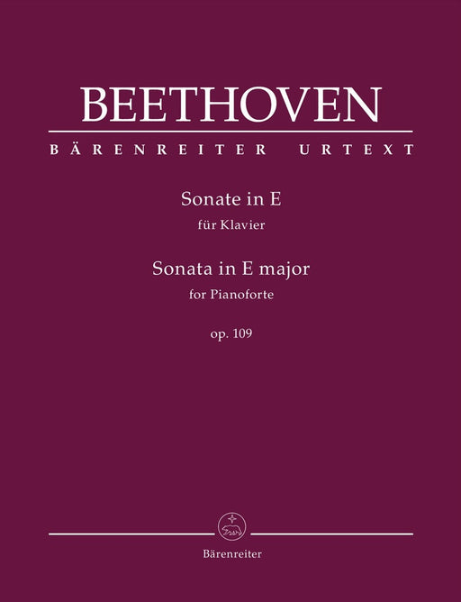 Sonata for Pianoforte in E major op.109