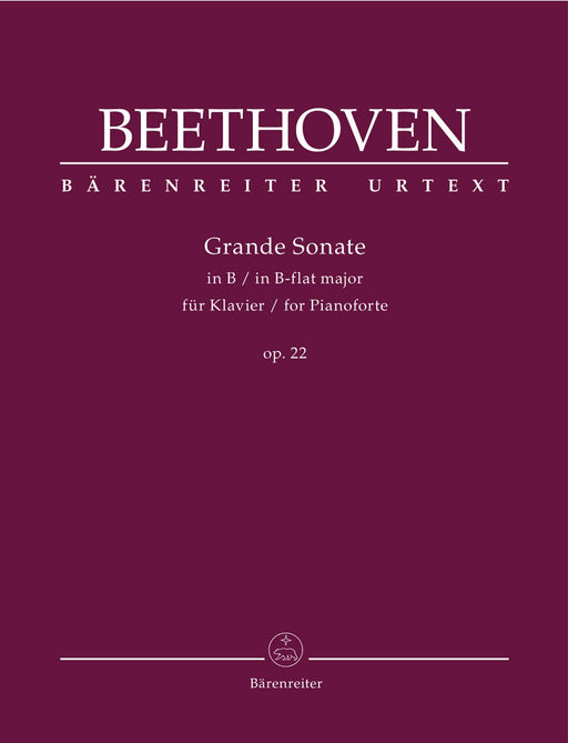 Grande Sonate for Pianoforte in B flat major Op.22