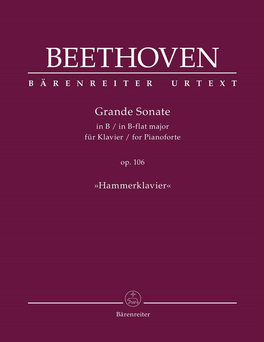 Grande Sonate for Pianoforte B dur Op.106 "Hammerklavier"
