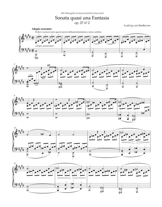 Sonata Op.27-1/Op.27-2