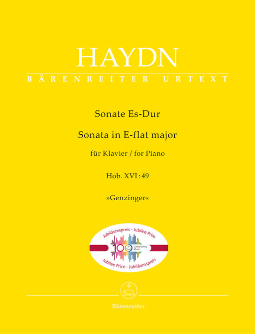 Sonata in E flat major Hob.XVI:49 Genzinger