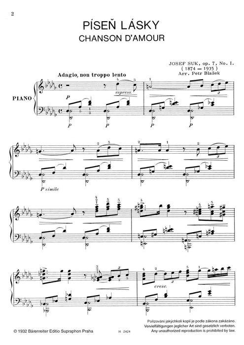 Pisen Lasky Op.7 No.1 *POD