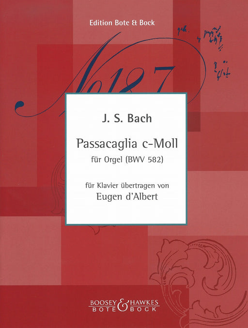 Passacaglia C minor  BWV 582