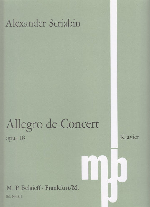 Concerto Allegro Op.18