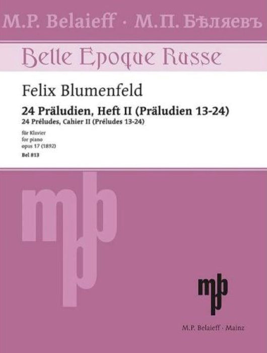 24 Preludes op.17 [Issue 2] (13-24)