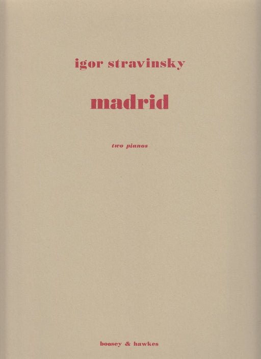 Madrid from Four Studies for Orchestra