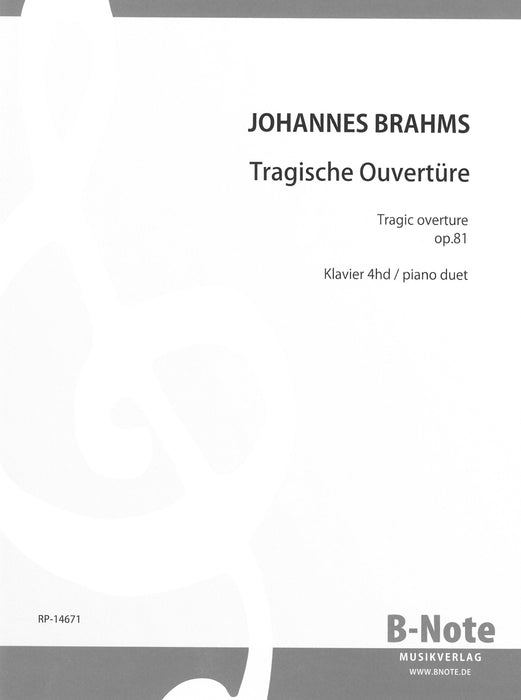 Tragic Overture Op.81(1P4H)