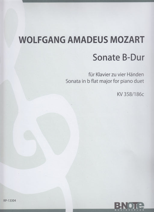 Sonate B-Dur KV358/186c(1P4H)