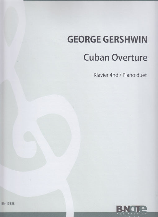 Cuban Overture for piano duet(1P4H)