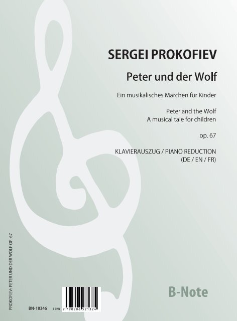 Peter and the wolf for orchestra and narrator op.67