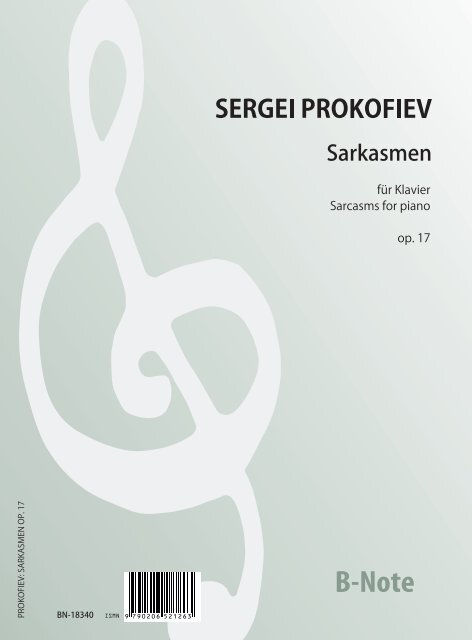 Sarcasms for piano op.17