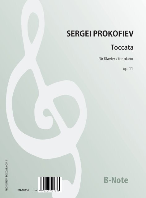Toccata for piano op.11