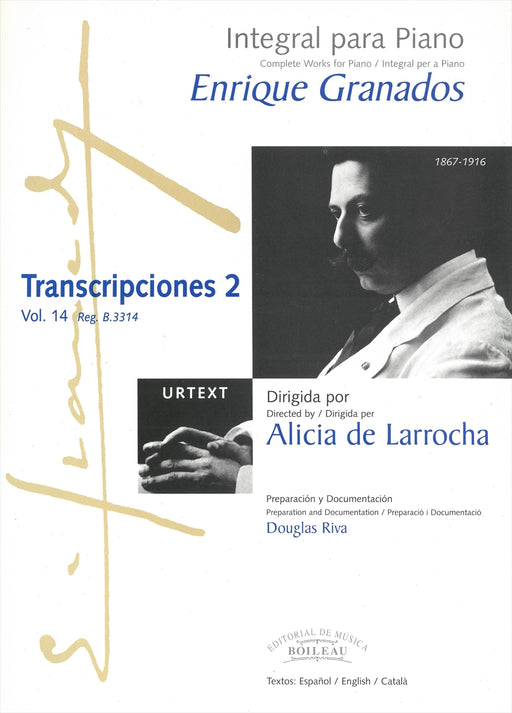 Integral para Piano Vol.14 Transcripciones 2
