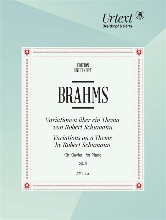 Variationen uber ein Thema von Robert Schumann Op.9 URETXT