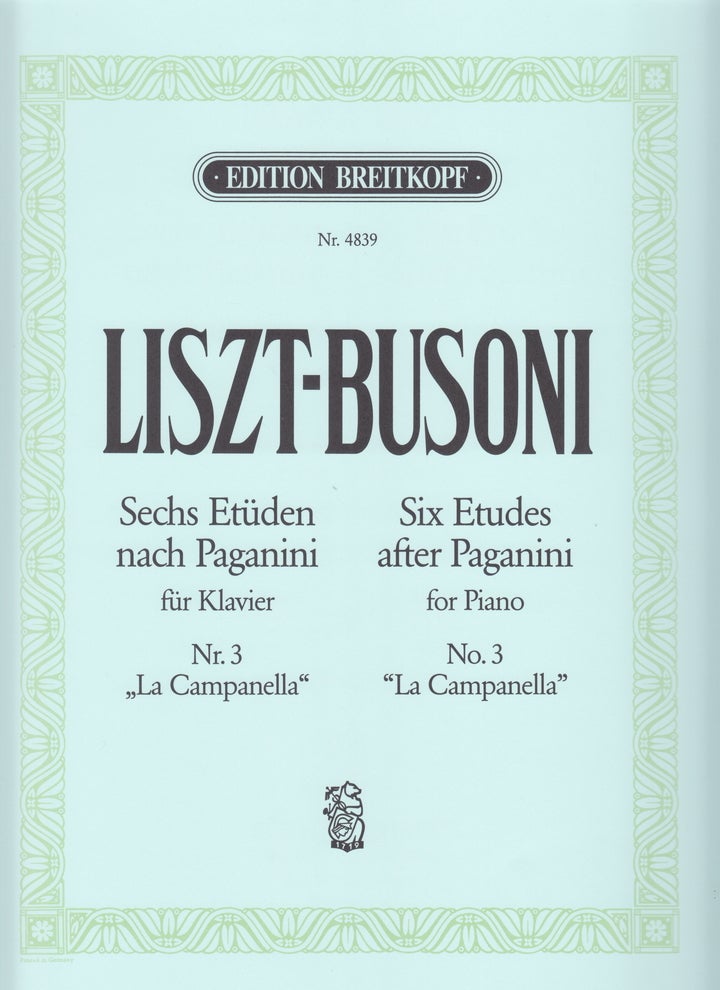 La Campanella aus Sechs Etuden nach Paganini - ラ・カンパネラ