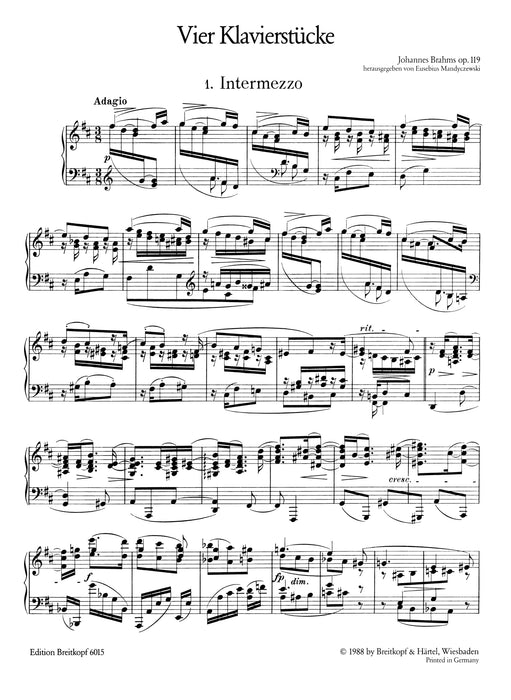 4 Klavierstucke Op.119