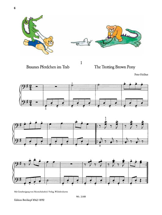 The Keyboard Crocodile -easy piano pieces for children