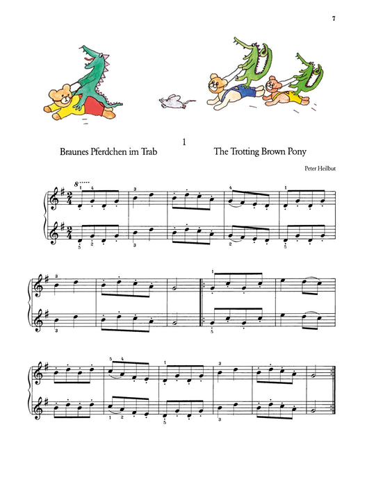 The Keyboard Crocodile -easy piano pieces for children