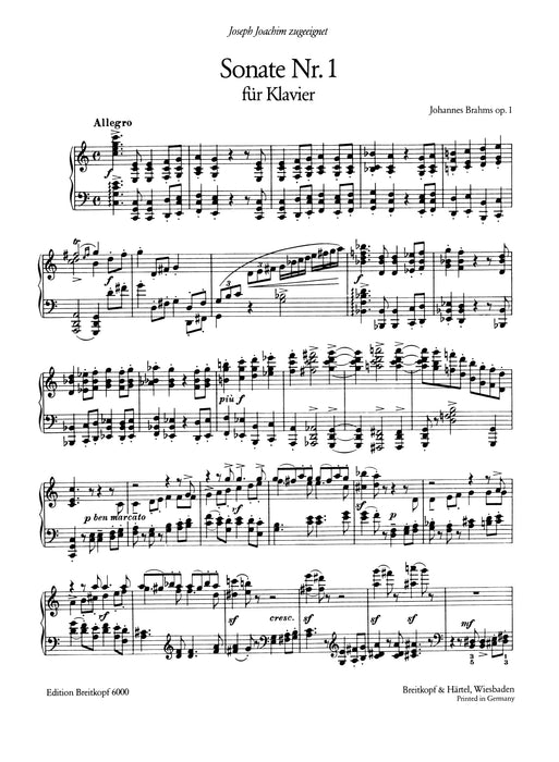 Sonate Nr.1 C-dur Op.1