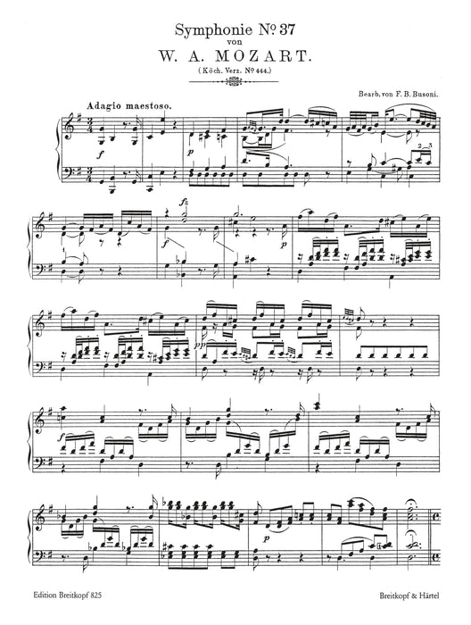 Symphonie Nr.37 KV444(425a)