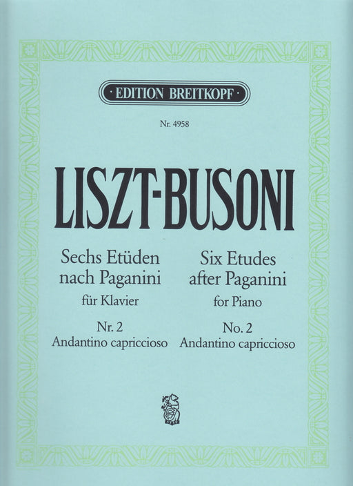 Six Etudes after Paganini No.2 "Andantino capriccioso"
