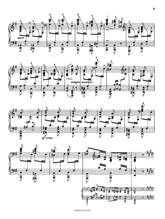 Six Etudes after Paganini No.5 in E major "La Chasse"