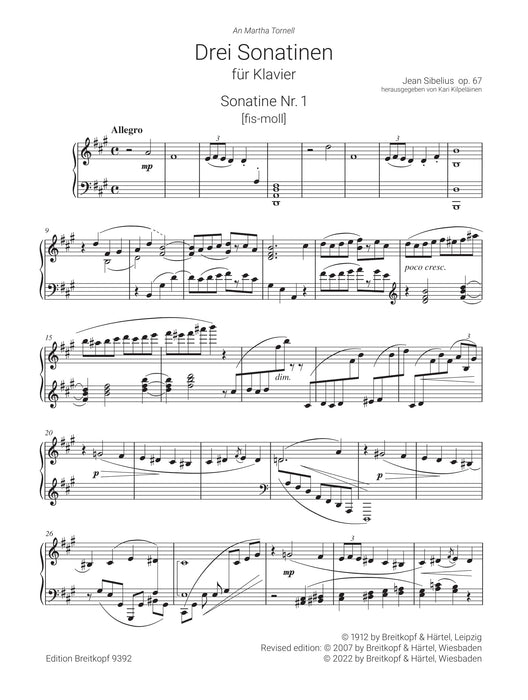 Drei Sonatinen Op.67