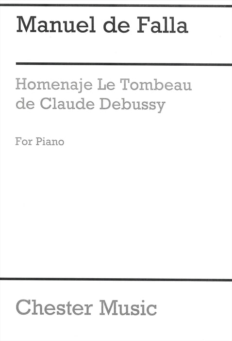 Homenaje  "Le Tombeau de Claude Debussy" *POD