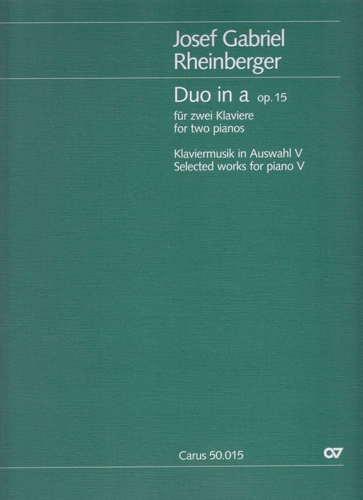 Duo in a-moll Op.15 for two pianos (2P4H)