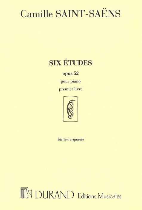 6 Etudes Op.52 Premier livre (Edition Originale)