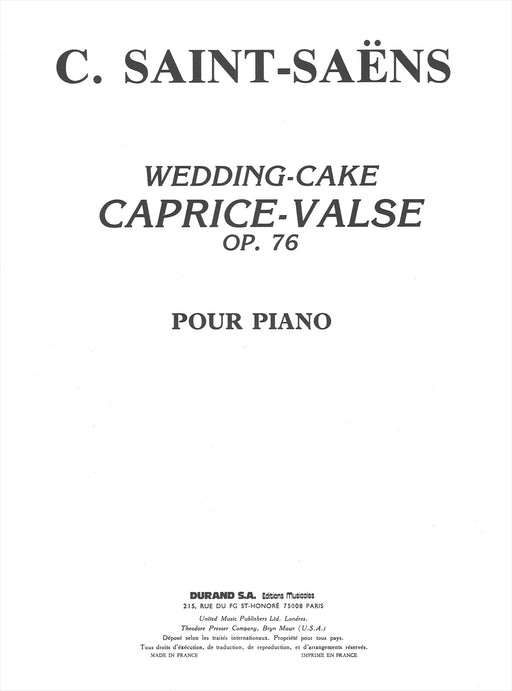 Wedding-Cake'Caprice-Valse Op.76