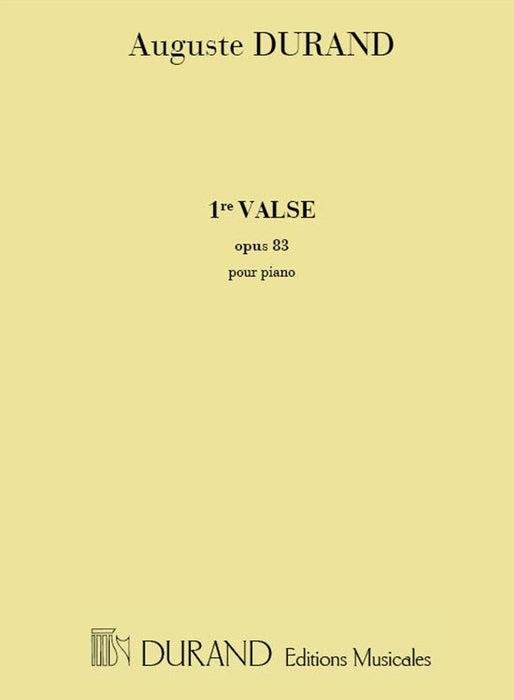 1ere VALSE Op.83 Edition Orginale