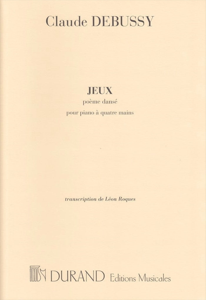 Debussy（ドビュッシー）Jeux (poème dansé) Debussy Jeux Ballet poème dansé 德布西 芭蕾舞曲 遊戲 Juegos