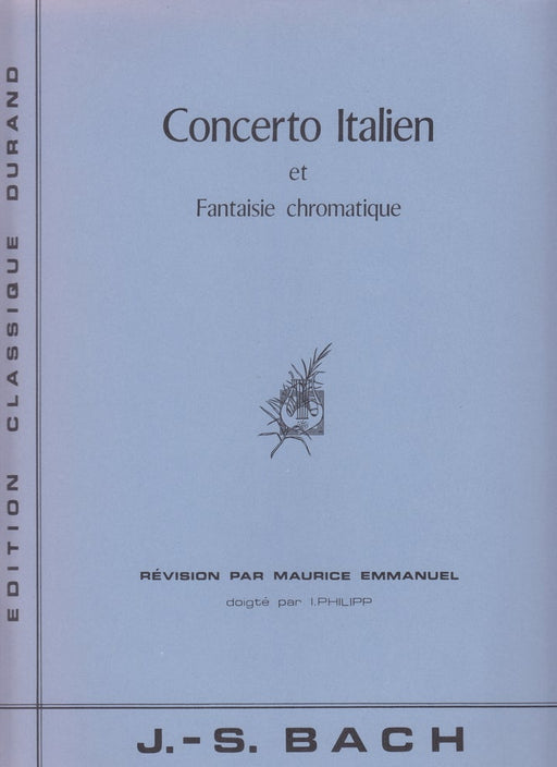 Concerto Italien et Fantasie chromatique