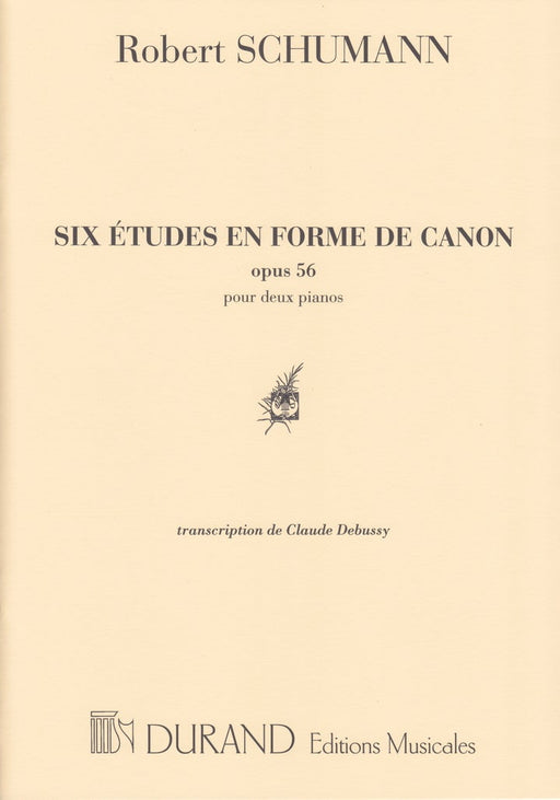 6 ETUDES EN FORME DE CANON Op.56(2P4H)