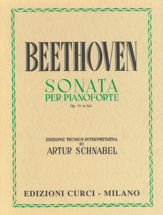Piano Sonata No.25 (Sonatine) G-dur Op.79 [Alla Tedesca]