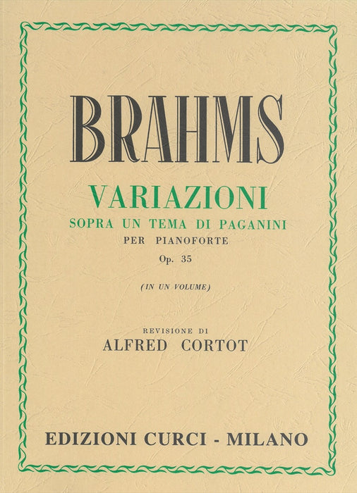 Variazioni sopra un tema di Paganini Op.35 [Cortot]