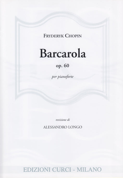 Barcarola Op.60