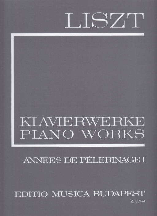 I/6 ANNEES DE PELERINAGE I LISZT:KLAVIERWERKE