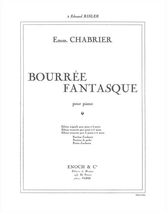 Bourree Fantasque(1P4H)