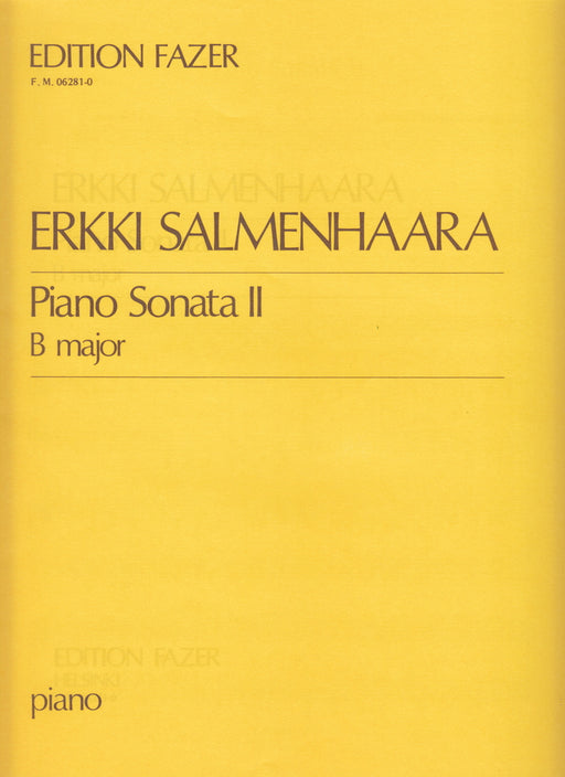 Piano Sonata 2　B major